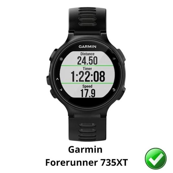 Skydd för skärm till Garmin Forerunner 735XT [Pack 6] Resistenta ultratunna plastskydd Phonillico Transparent