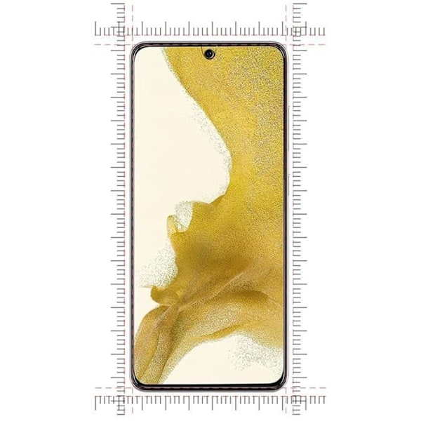 Karkaistu Lasi Samsung S22 PLUS 5G [Paketti 2] Näytön Suojakalvo Phonillico®