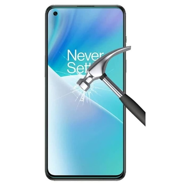 Härdat Glas för OnePlus Nord 2T [Pack 2] Skyddande Skärmfim Phonillico®
