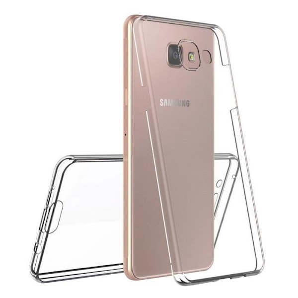 Skal till Samsung Galaxy A5 2016 A510 - Transparent TPU Gelskal Heltäckande Framsida Baksida Mjukt Silikon Phonillico® Transparent