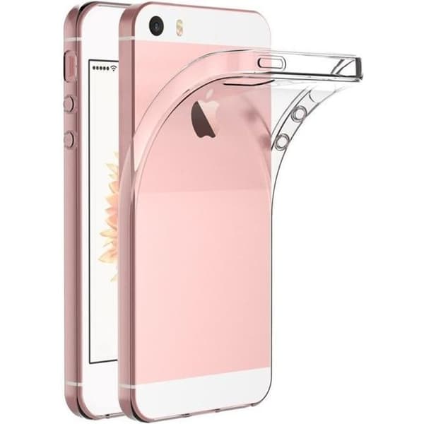 Coque - Phonillico® - iPhone SE (2016) - Silikone Blød - Ultra Slank - Transparent Transparent