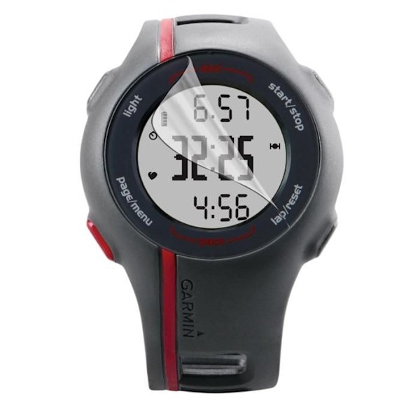 Beskyttelsesfilm til Garmin Forerunner 110 [Pakke 6] Ultra Tyndt Beskyttelsesplast Phonillico Transparent