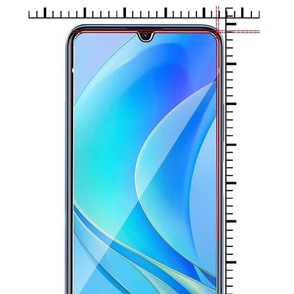 Hærdet glas til Huawei Nova Y70 - Nova Y70 Plus [Pakke 2] beskyttelsesfilm til skærm Phonillico®