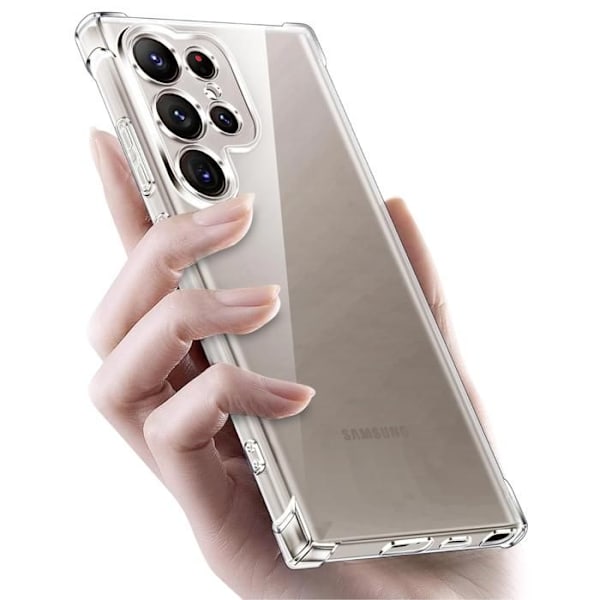 Skal - Phonillico® - Samsung Galaxy S25 ULTRA - Stötsäker - Flexibel - Transparent Transparent