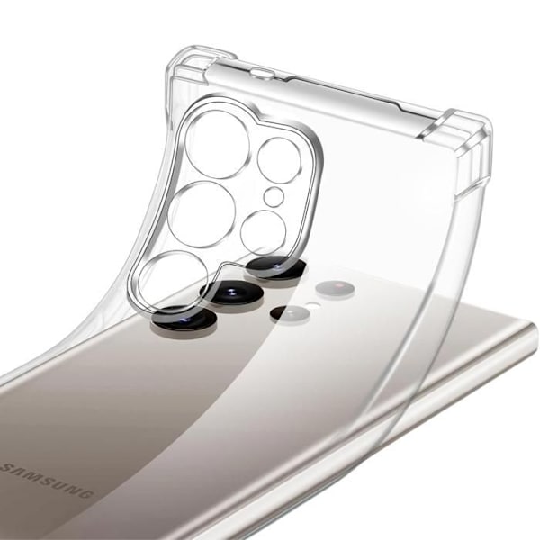 Skal - Phonillico® - Samsung Galaxy S25 ULTRA - Stötsäker - Flexibel - Transparent Transparent