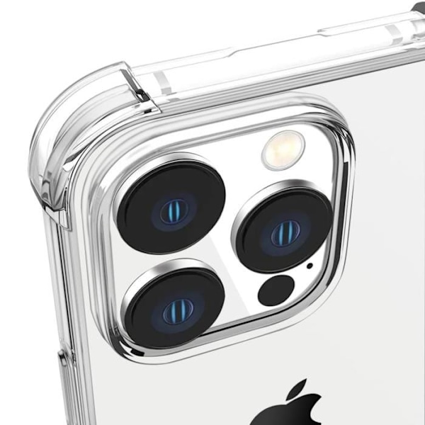 Stötsäker Skal för iPhone 16 PRO MAX - Transparent Mjuk Silikon Phonillico® Transparent