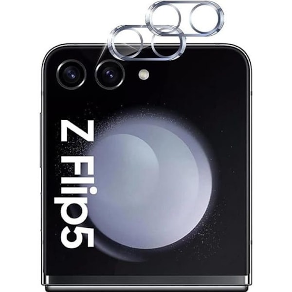 Skyddskamera för Samsung Galaxy Z FLIP 5 [2-pack] Härdat Glas Bakre Kameraskyddsfilm Phonillico®