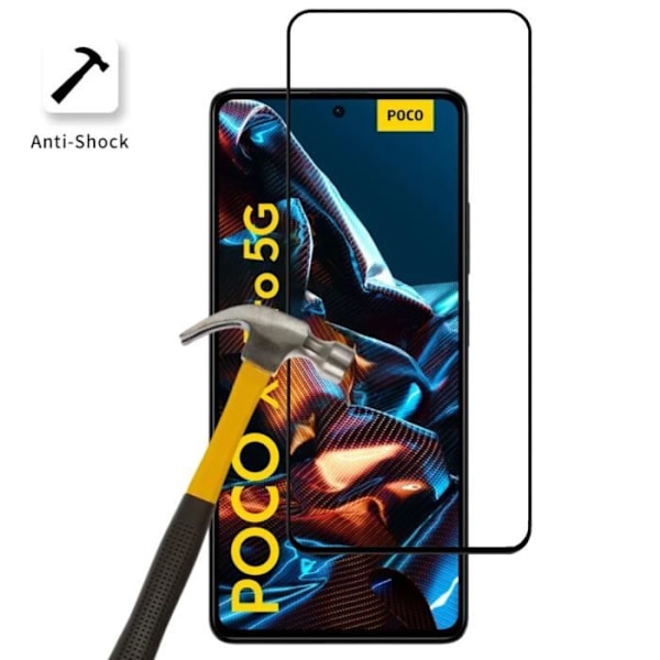 Coque för Xiaomi Poco X5 PRO 5G och 2 Härdade Glas Skydd Film Skärm Phonillico®