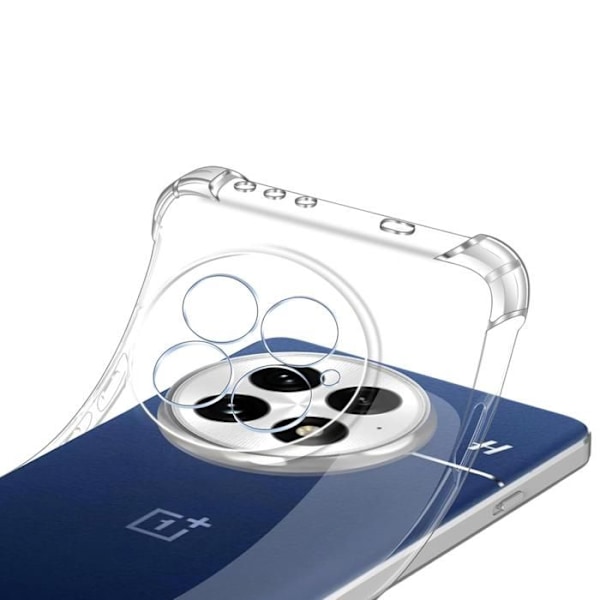 Fodral för OnePlus 13 - Phonillico® - Stöttålig - Mjuk - Transparent - Förstärkt skydd Transparent
