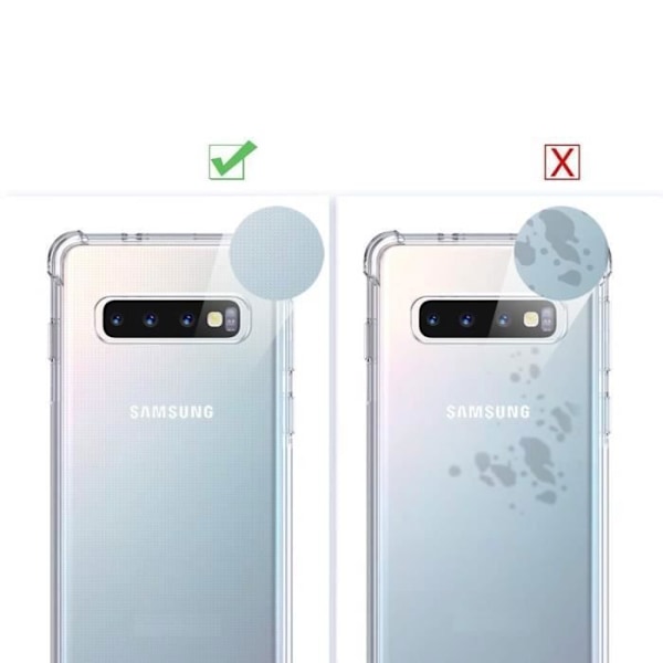 Coque Samsung Galaxy S10 PLUS - Gel TPU Läpinäkyvä Pehmeä Silikoni Iskunkestävä [Phonillico®]
