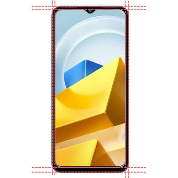 Filmvärn för Skärm - Phonillico® - Xiaomi Poco M5 4G - Pack 2 - Härdat Glas - Repåligt Transparent