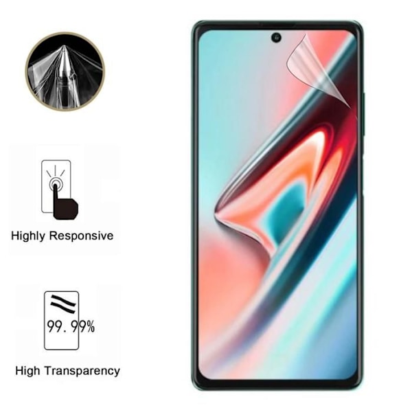 Skärmskydd - Phonillico - Blackview A100 - 2-pack - Ultratunn - Repellerande mot repor Transparent