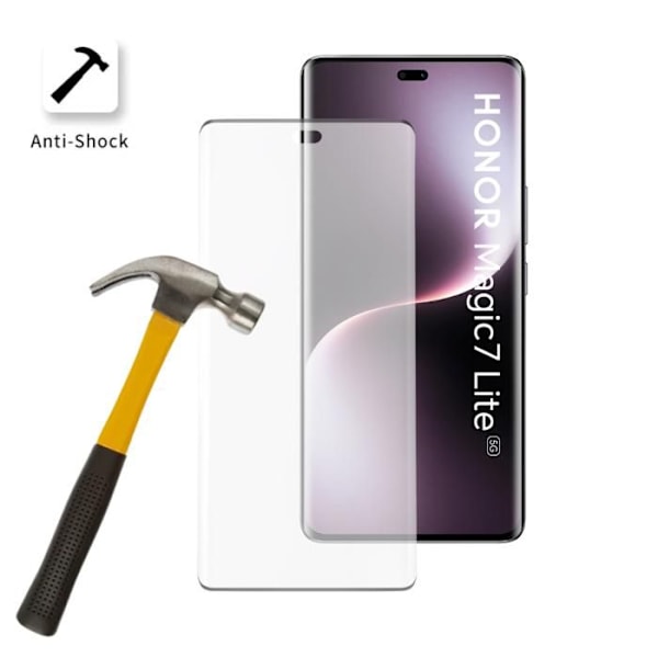 Härdat Glas - Phonillico® - Honor Magic 7 Lite 5G - Förpackning med 4 - Rep-resistant - Skärm skydd Transparent