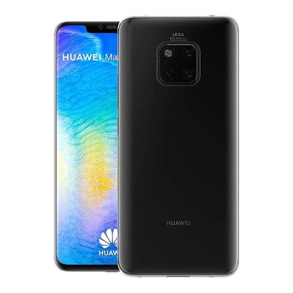 Huawei MATE 20 PRO - Gel TPU Läpinäkyvä Pehmeä Ultra Ohut [Phonillico®] Transparent