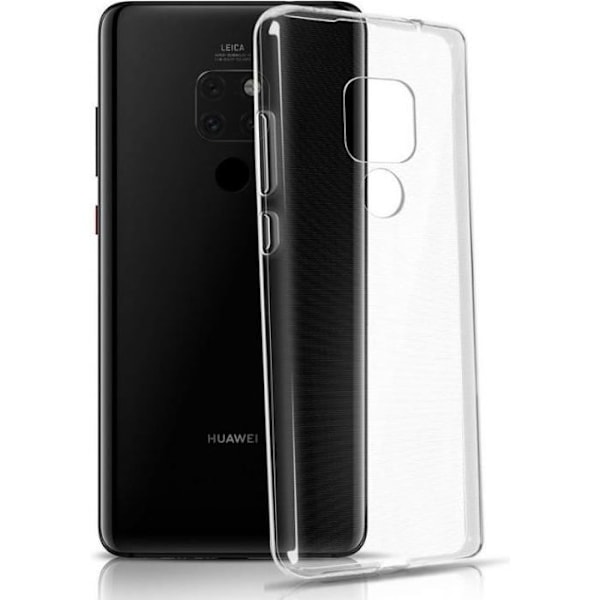 Huawei MATE 20 - Gel TPU Läpinäkyvä Pehmeä Silikoni Ultra Ohut [Phonillico®] Transparent