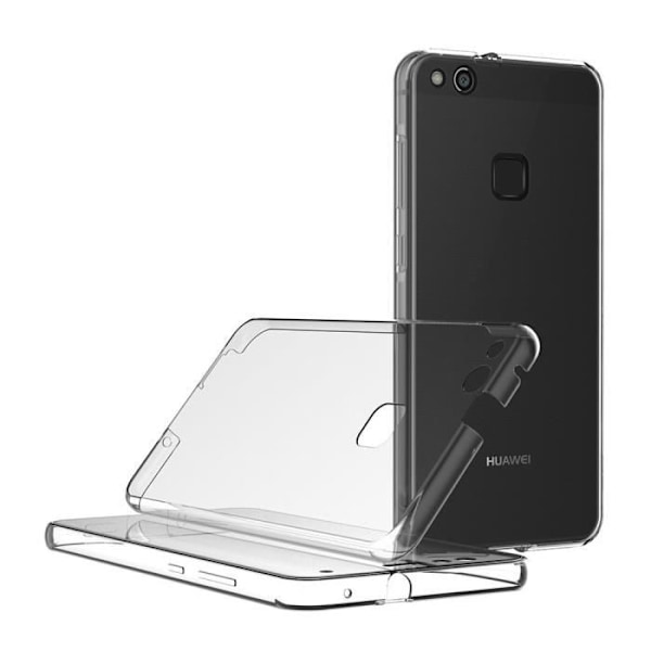 Huawei P10 LITE-skal - Helkroppstransparent TPU-gelskydd Framsida Baksida Skydd Mjukt Silikon Phonillico® Transparent