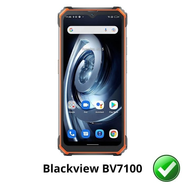 Näyttösuojus - Phonillico - Blackview BV7100 - 2 pakkauksessa - Ultra ohut - Naarmunkestävä Transparent