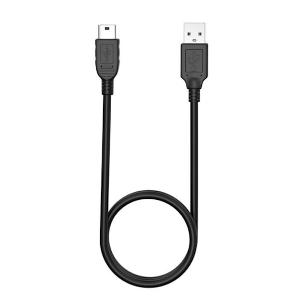 Lot med 3 kabler til BenQ DC E1000/DC E1460/DC E1465/DC E1480/DC E800/DC E820 - MINI USB/USB 2.0 Sort 1 Meter Phonillico® Svart