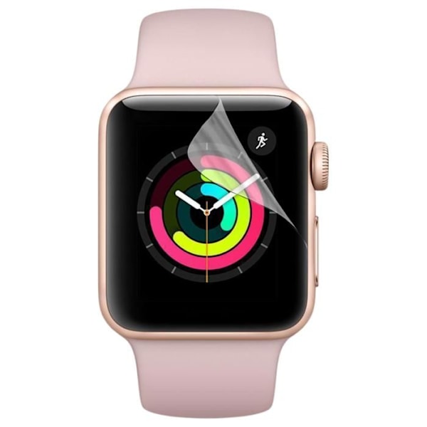 Suojausnäyttö Watch Serie 3 - 38mm [Paketti 6] Kestävä Ultra Ohut Muovikalvo Phonillico Transparent