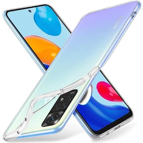 Coque til Xiaomi Redmi Note 11 Pro - Redmi Note 11 Pro 5G - Silikone Gel TPU Gennemsigtig Beskyttelse Blød Ultra Tynd Phonillico® Transparent