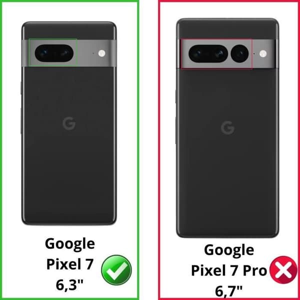 Coque Google Pixel 7 - Iskunkestävä TPU Pehmeä Läpinäkyvä Phonillico® Transparent