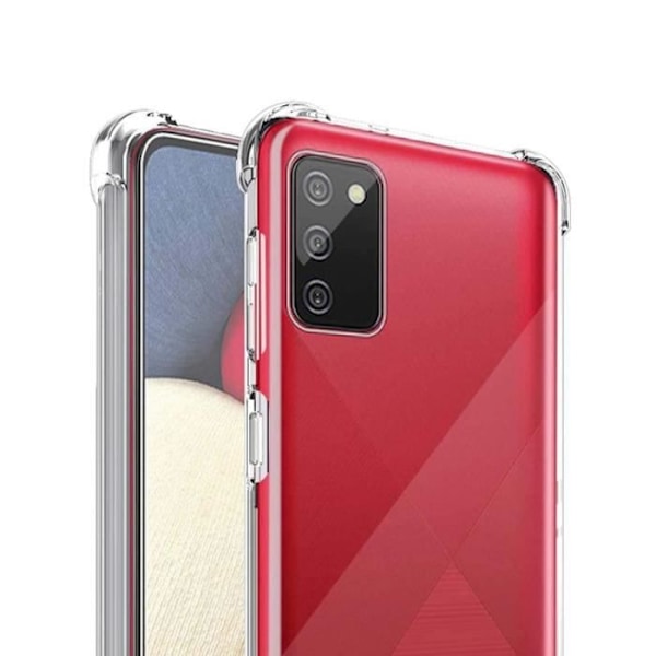 Coque antichoc silicone transparent til Samsung A02S - Phonillico® Transparent
