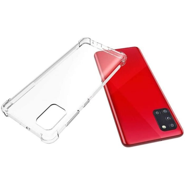 Ko Antichock Silikon Transparent för Samsung Galaxy A31 Phonillico®