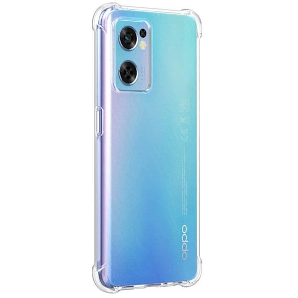 Fodral till Oppo Find X5 LITE - Stötsäkert skydd Mjukt silikon Transparent Phonillico® Transparent