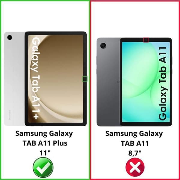 Coque til Samsung Galaxy Tab A11 PLUS - Stødabsorberende TPU Beskyttelse Transparent Phonillico® Transparent