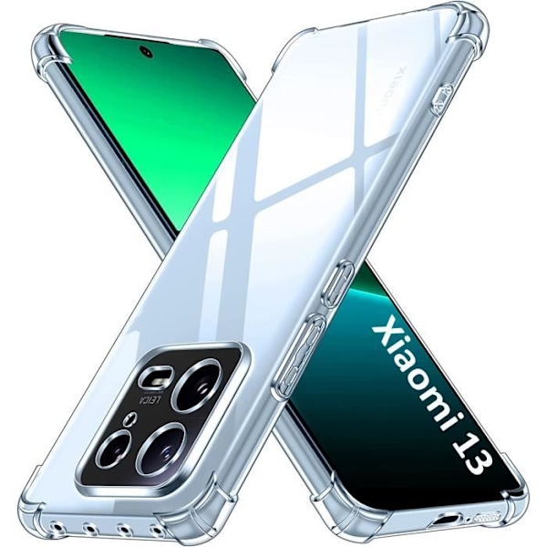 Fodral för Xiaomi 13 - Stötsäkert TPU Mjukt Transparent Phonillico®
