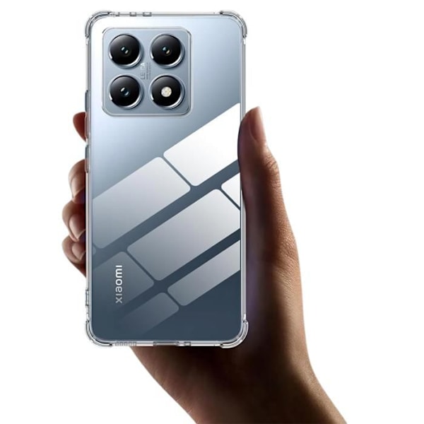 Coque - Phonillico® - Xiaomi 14T - Iskunkestävä - Pehmeä - Läpinäkyvä Transparent