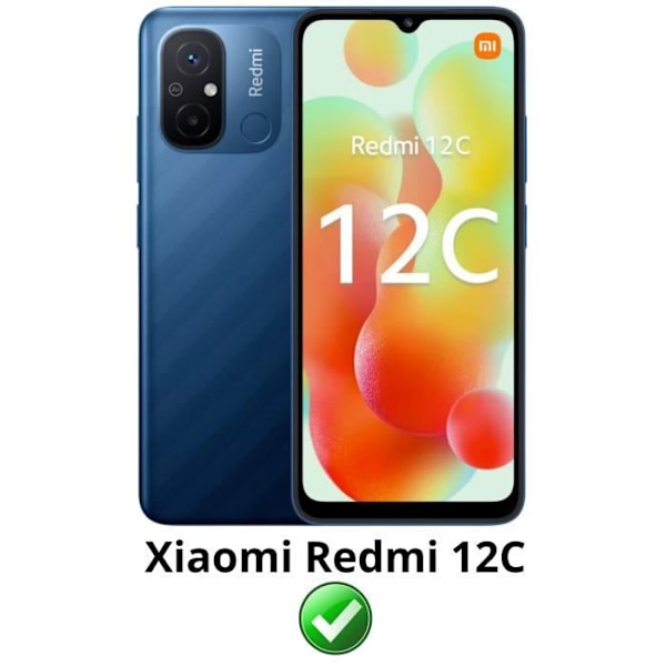 Coque för Xiaomi Redmi 12C - Antichock Skydd TPU Mjuk Transparent Phonillico®
