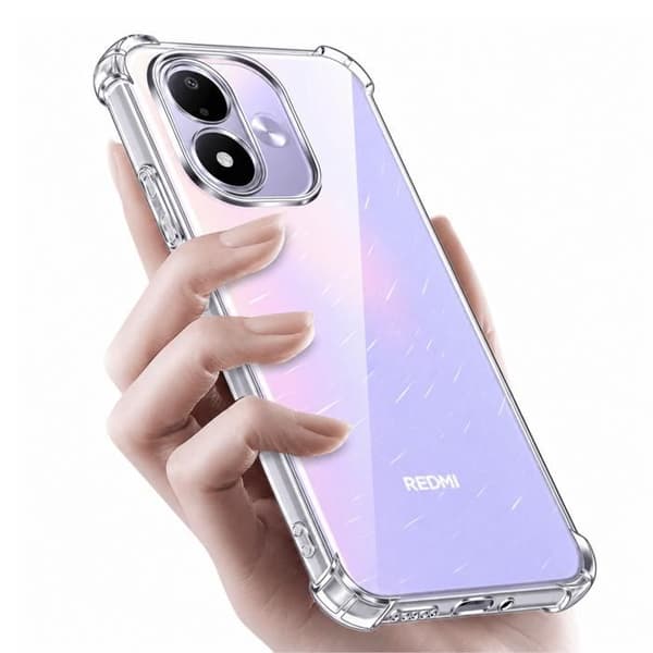 Skyddsfodral för Xiaomi Redmi Note 17 - Stötsäker Transparent TPU Skydd Phonillico® Transparent