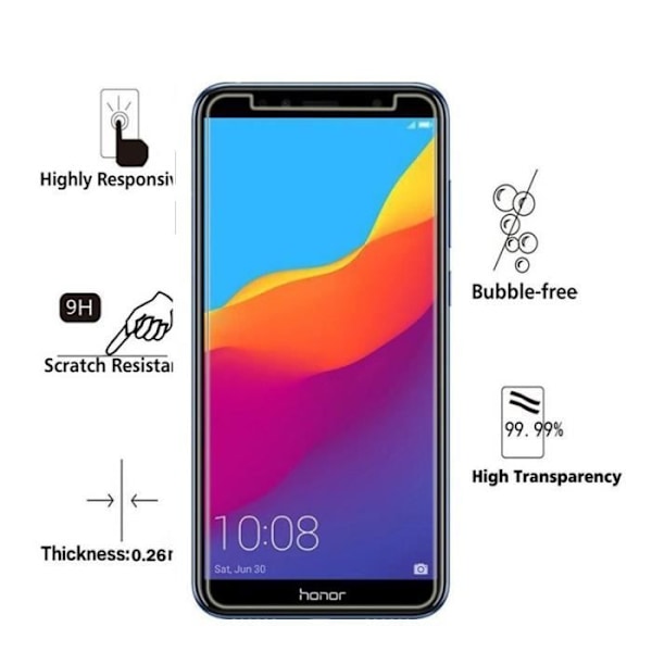Verre Trempe Huawei HONOR 7S - Ultra Kestävä Näytön Suojakalvo [Phonillico®]