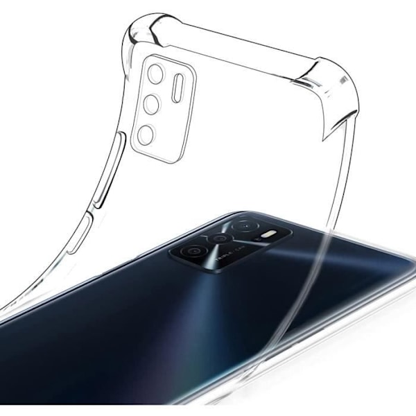 Fodral till OPPO A16 - Stötsäkert skydd Mjukt silikon Transparent Phonillico® Transparent