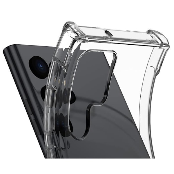 Coque til Samsung S22 ULTRA 5G - Stødabsorberende Beskyttelse Silikone Blød Transparent Phonillico® Transparent