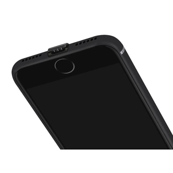 Coque [Yhteensopiva Apple iPhone 7] Gel TPU Musta Pehmeä Ultra Ohut [Phonillico®] Svart