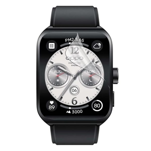 Beskyttelsesglas til Oppo Watch 4 Pro [Pakke 6] Ultra Tyndt Plastbeskyttelsesfilm Phonillico Transparent