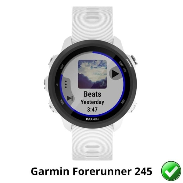 Skärmskydd för Garmin Forerunner 245 [Pack 6] Hållbart Ultramin Plastfilm Phonillico Transparent