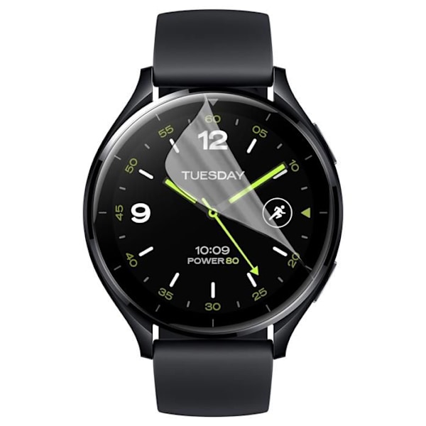 Xiaomi Watch 2:n näyttösuojus [Paketti 6] Kestävä Ultra Ohut Muovinen Suojakalvo Phonillico Transparent