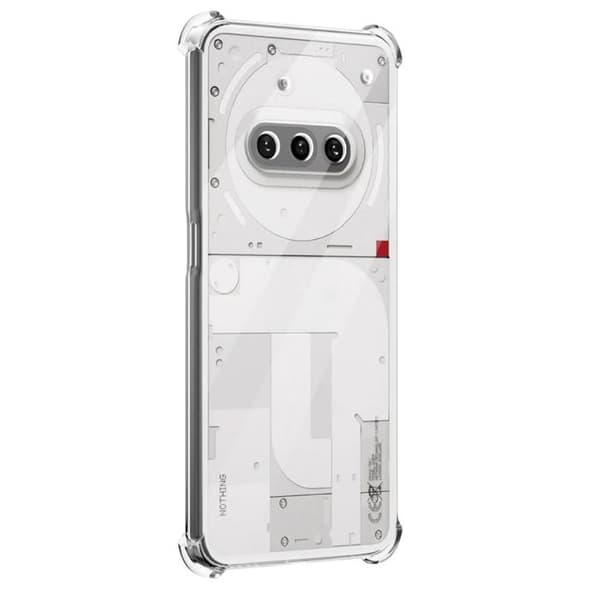 Coque til Nothing Phone 3a - Stødabsorberende Beskyttelse TPU Blød Transparent Phonillico® Transparent