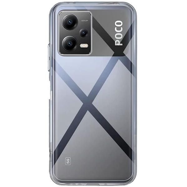 Coque pour Xiaomi Poco X5 5G - Silikoni Geeli TPU Läpinäkyvä Suoja Pehmeä Ultrakevyt Phonillico®