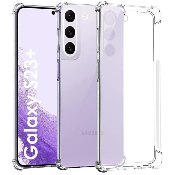 Coque til Samsung Galaxy S23 PLUS - Stødabsorberende Beskyttelse TPU Blød Transparent Phonillico® Transparent