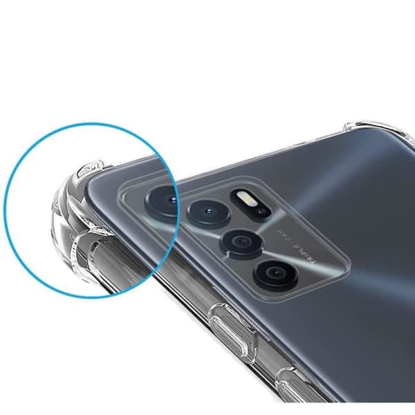 Coque til OPPO A16 - Stødabsorberende Beskyttelse Silikone Blød Transparent Phonillico® Transparent