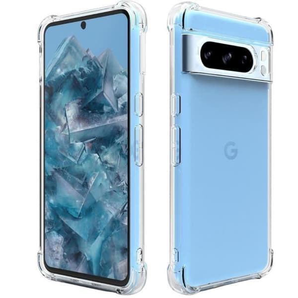 Fodral - Phonillico® - Google Pixel 8 PRO - Stötsäker - Flexibel - Transparent Transparent