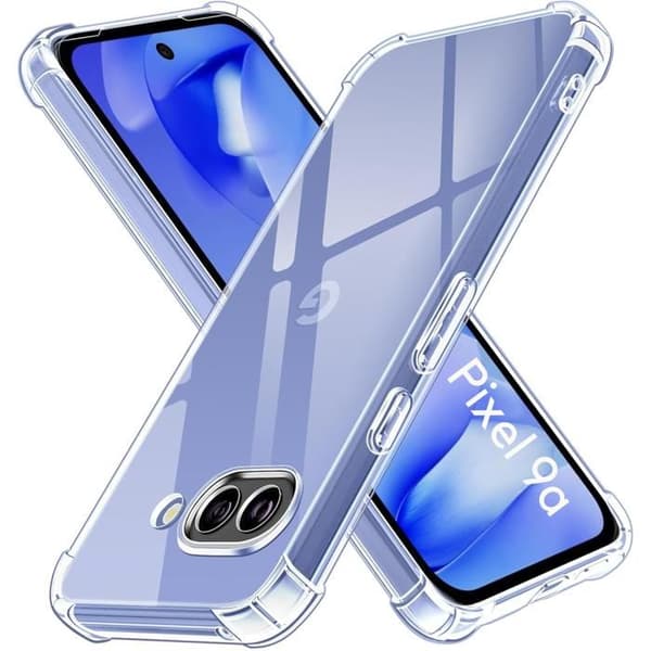Coque för Google Pixel 9a - Stötsäker TPU-skydd Transparent Phonillico® Transparent