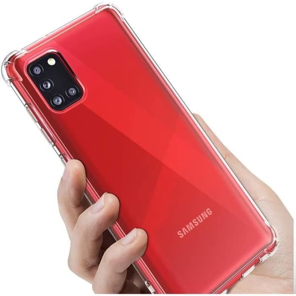 Coque Antichoc Silicone Transparent til Samsung Galaxy A31 Phonillico® Transparent