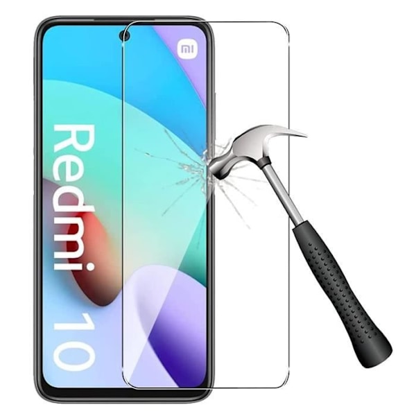 Härdat glas för Xiaomi REDMI 10 4G [Pack 2] Skärmskydd Film Phonillico® Transparent