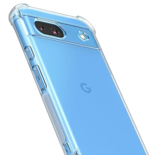 Fodral - Phonillico - Google Pixel 8a - Stötsäker - Mjukt TPU - Transparent Transparent
