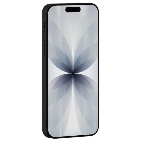 Coque sort sort til iPhone 17 og 2 hærdede glas skærmbeskyttelse Phonillico® Svart